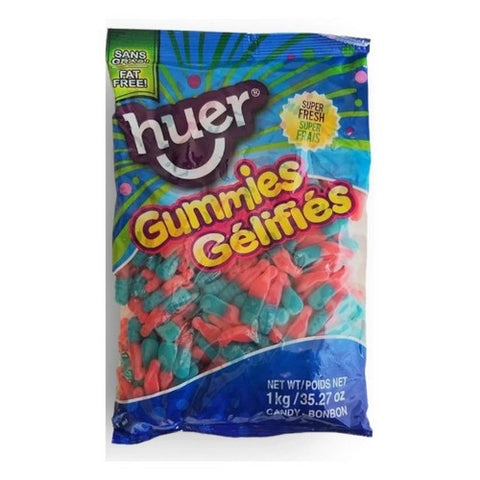 Huer, Small Bubble Gum Bottles, 1 kg