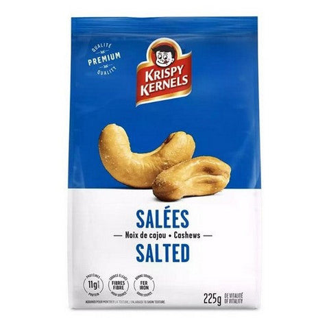 Krispy kernels, Salted Cashews, 225 Grams (Case Of 14)