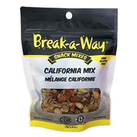 Break-A-Way, California Trail Mix, 130 Grams (Case Of 12)