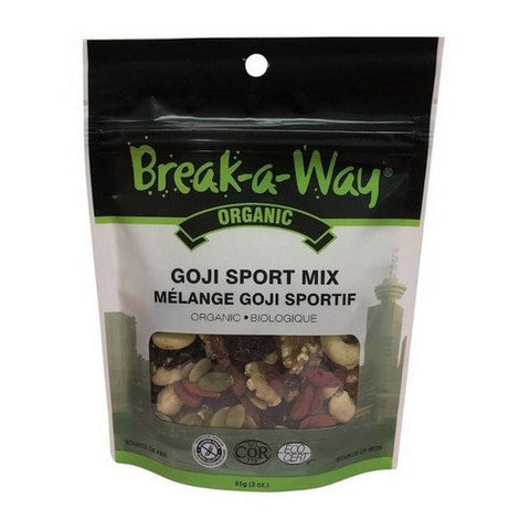 Break-A-Way, Organic Goji Sport Mix, 85 Grams (Case Of 12)