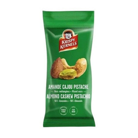 Krispy kernels, Mixed Nuts Almond Cashew Pistachio, 60 Grams (Case Of 24)