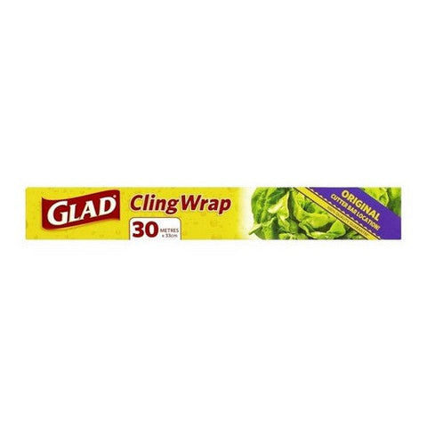Glad, Cling Wrap 30 Meters, 1 Count (Case Of 24)