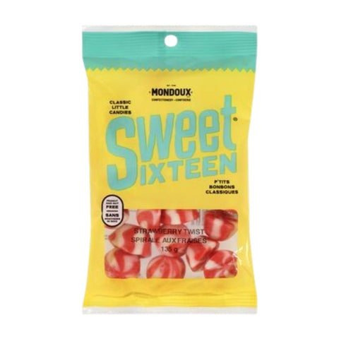 Mondoux, Sweet Sixteen Twist Strawberry, 135 Grams (Case Of 6)