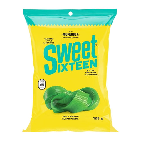 Mondoux, Sweet Sixteen Apple Licorice Ribbon, 125 Grams (Case Of 10)