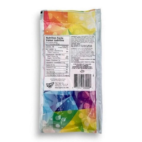 Huer, Rainbow Creme Whips Gummy Candy, 70 Grams (Case Of 12)