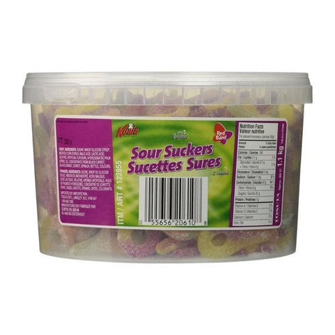 Koala, Sour Suckers Gummy Candy, 300 Count