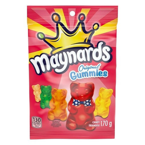 Maynards, Original Gummy Bears Candy, 170 Grams (Case Of 12)