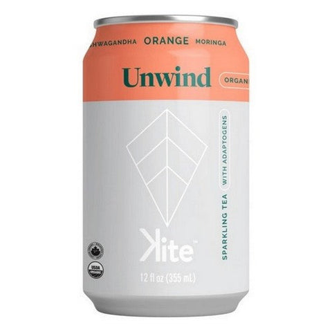 Kite, Organic Unwind Ashwagandha Orange w/Moringa, 355 Ml (Case Of 12)