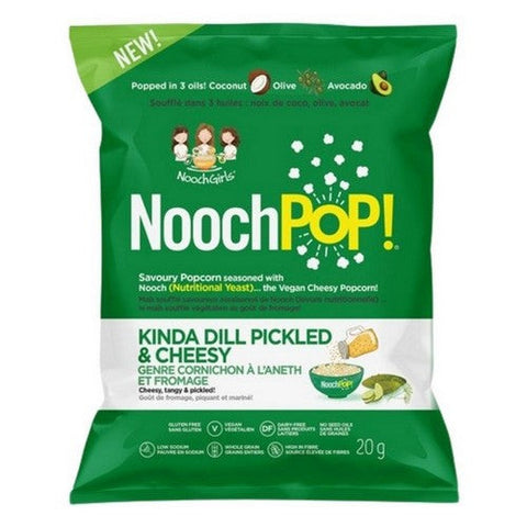 NoochPOP, NoochPOP Kinda Dill Pickled & Cheesy, 20 Grams (Case Of 12)