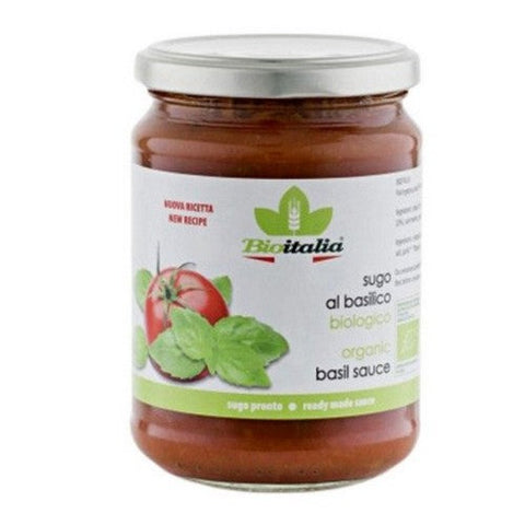 Bioitalia, Organic Tomato Basil, 358 Ml (Case Of 12)