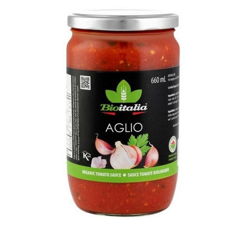 Bioitalia, Organic Aglio, 660 Ml (Case Of 8)