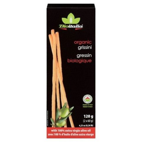 Bioitalia, Organic Breadsticks Grissini, 120 Grams (Case Of 12)