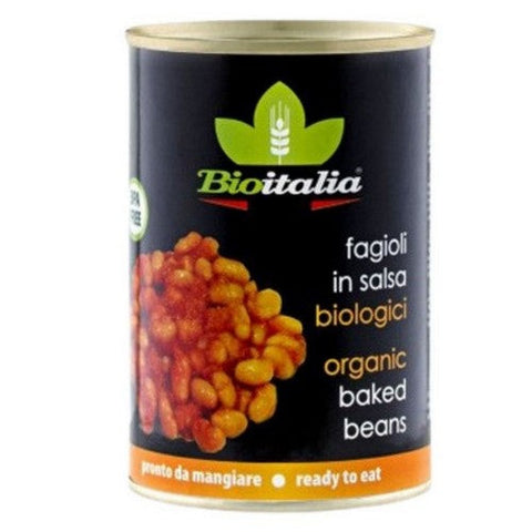 Bioitalia, Organic Baked Beans, 398 Ml (Case Of 12)