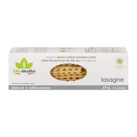 Bioitalia, Organic Lasagne Durum Semolina, 375 Grams (Case Of 16)