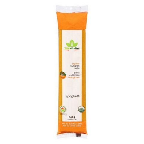 Bioitalia, Organic Spaghetti Multigrain, 340 Grams (Case Of 15)