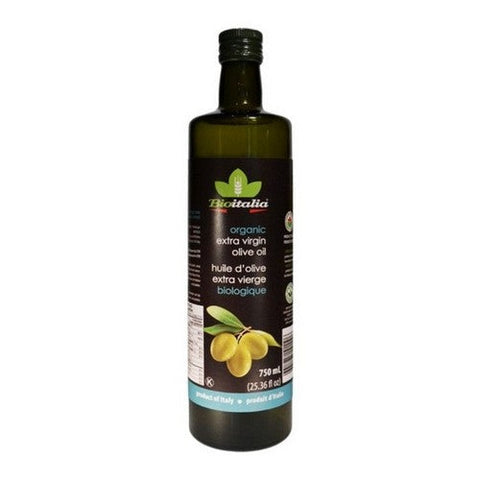 Bioitalia, Organic Olive Oil Extra Virgin, 750 Ml (Case Of 6)