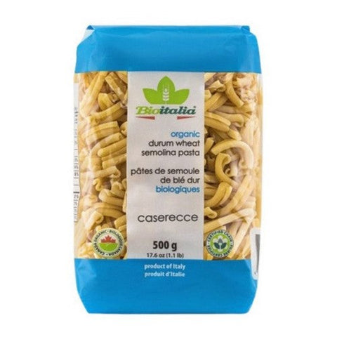 Bioitalia, Organic Caserecce Durum Semolina, 500 Grams (Case Of 12)