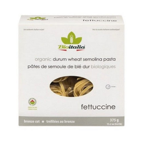 Bioitalia, Organic Fettucine Durum Semolina, 375 Grams (Case Of 12)