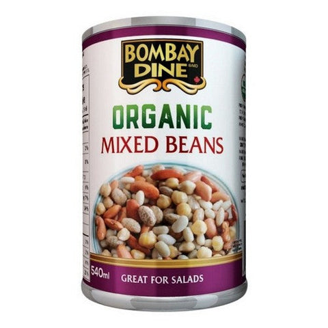 Bombay Dine, Organic Mixed Beans, 540 Ml (Case Of 12)