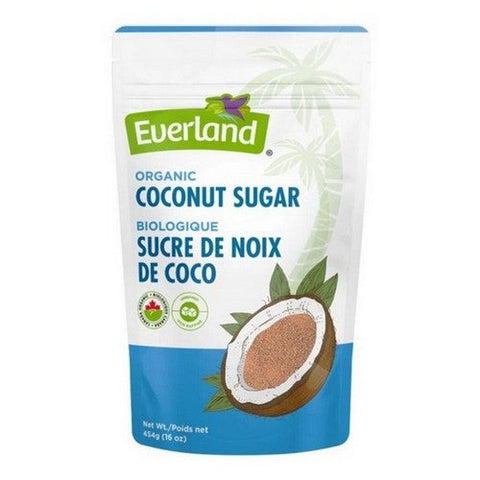 Everland, Organic Coconut Sugar Unrefined, 454 Grams (Case Of 12)