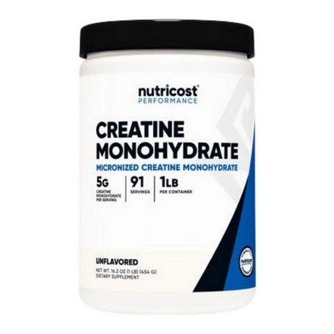 Nutricost, Creatine Monohydrate Powder Unflavored, 1 Lb