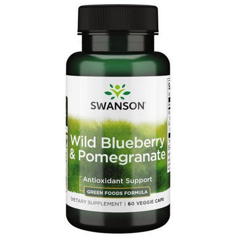 Wild Blueberry And Pomegranate 60 Veg Caps by Swanson Vitamins