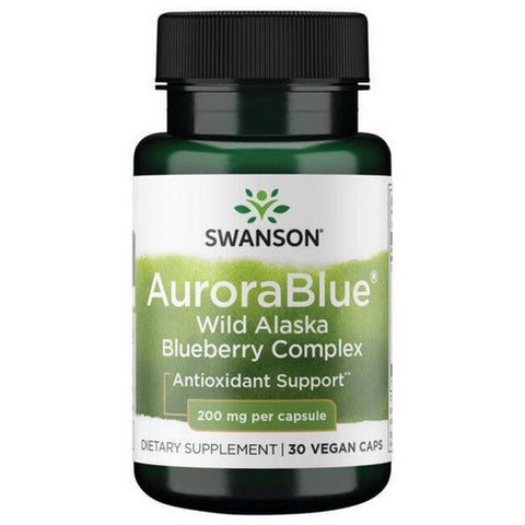 AuroraBlue Wild Alaska Blueberry Complex 30 Vegan Caps by Swanson Vitamins