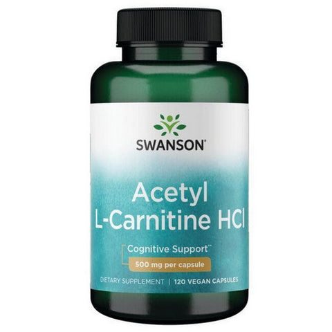Acetyl L-Carnitine HCl 120 Veg Caps by Swanson Vitamins