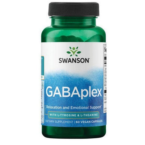 GABAplex with L-Tyrosine And L-Theanine 60 Vegan Caps by Swanson Vitamins