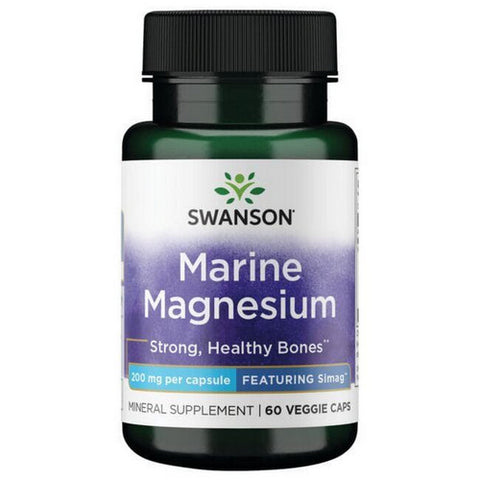 Marine Magnesium Featuring Simag 60 Veg Caps by Swanson Vitamins