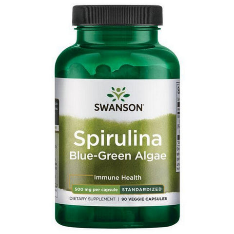 Spirulina Blue-Green Algae Standardized 90 Veg Caps by Swanson Vitamins
