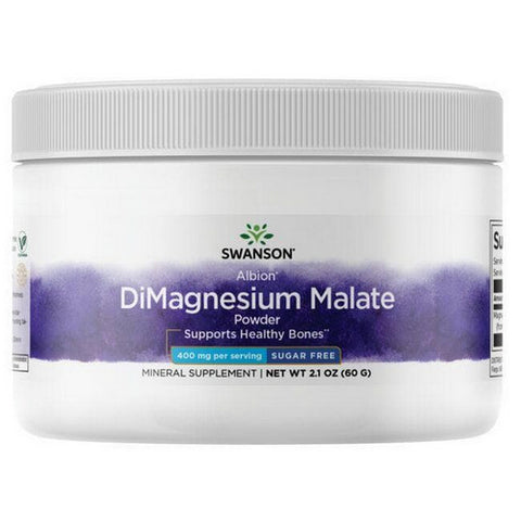 Albion DiMagnesium Malate Powder 2.1 Oz by Swanson Vitamins