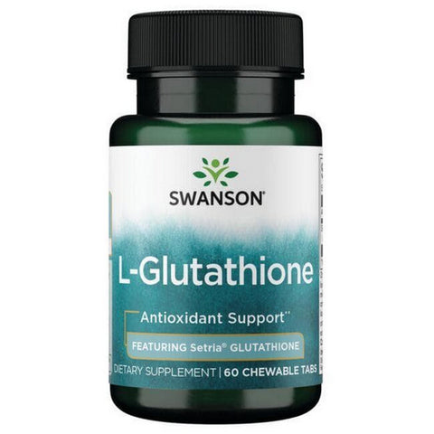 L-Glutathione Featuring Setria Glutathione 60 Chews by Swanson Vitamins