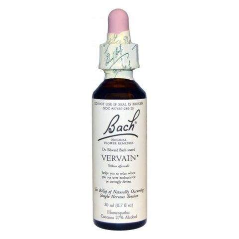 Bach, Flower Essence Vervain, 20 ML