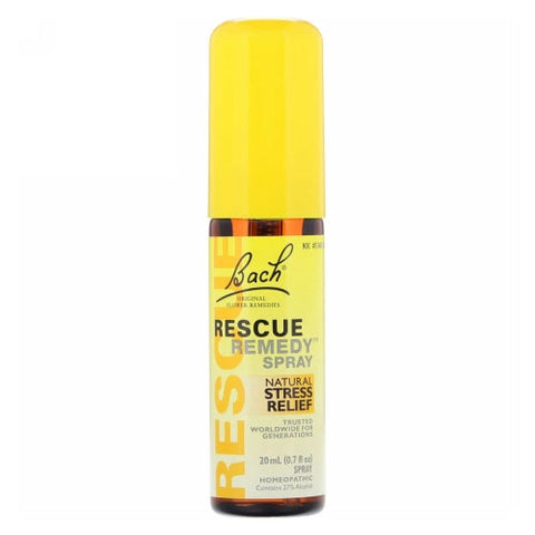 Bach, Rescue Remedy Natural Stress Relief Spray, 20 ML