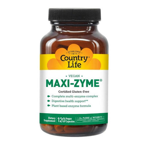 Country Life, Maxi-Zyme, 120 Caps