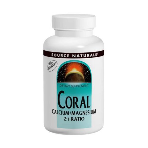 Source Naturals, Coral Calcium, W/magnesium Capsules 180 Caps