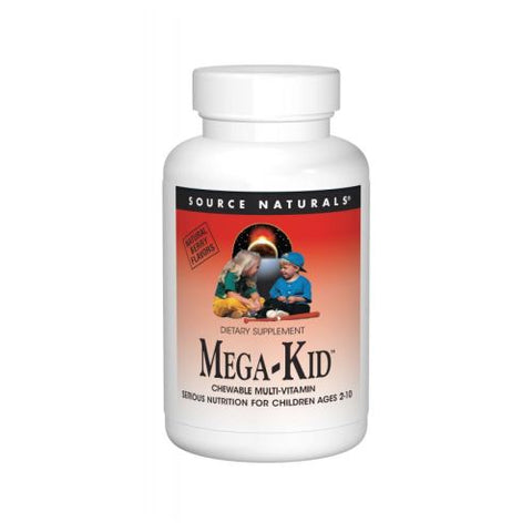 Source Naturals, Megakid Children's Chewable Wafer, 60 W
