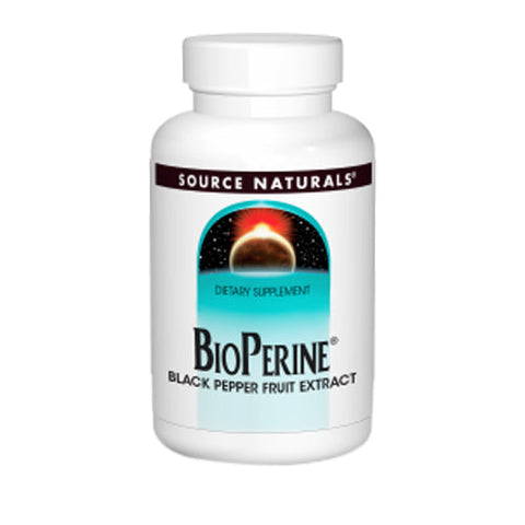 Source Naturals, Bioperine Black Pepper Fruit Extract, 10 MG, 120 Tabs