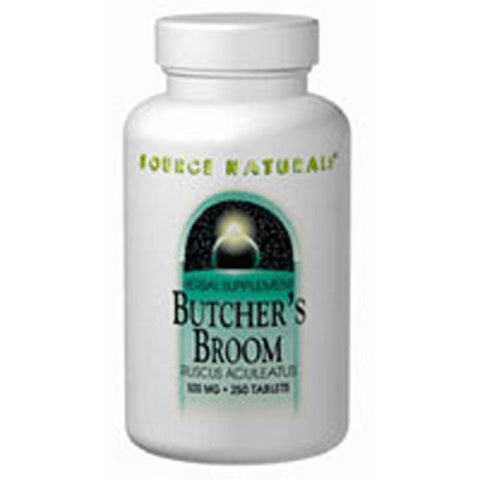 Source Naturals, Butcher's Broom, 500 MG, 100 Tabs