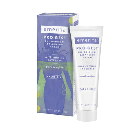Emerita, Pro-gest Cream, 4 Oz, Paraben Free