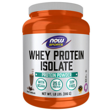 Now Foods, Whey Protein Isolate, Dutch Chocolate, 1.8 lbs