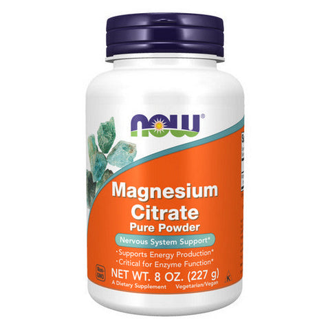 Now Foods, Magnesium Citrate Powder, POWDER, 8 OZ