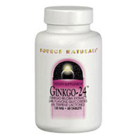 Source Naturals, Ginkgo-24 Biloba Extract, 40 MG, 120 Tabs