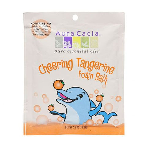 Aura Cacia, Aromatherapy Foam Bath, Kids Cheering 2.5 Oz