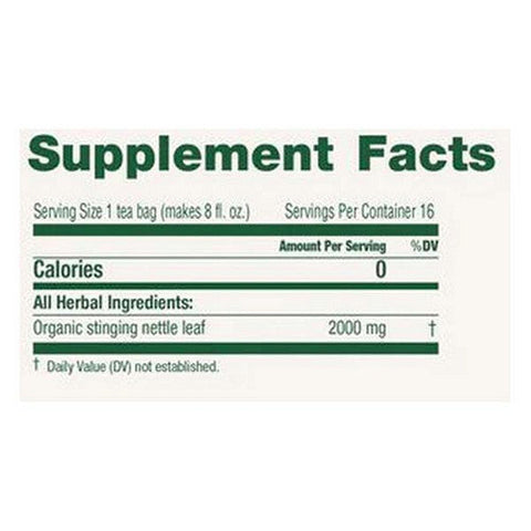 Traditional Medicinals, Organic Nettle Leaf Tea, 16 Bags