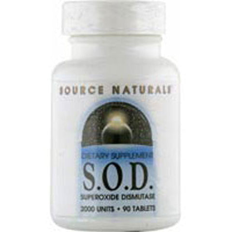 Source Naturals, Sod 2000 Units, 90 Tabs