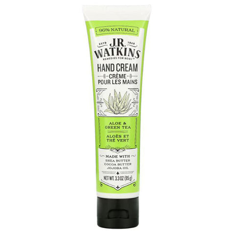 J R Watkins, Body Cream, Aloe & Green Tea 3.3 OZ
