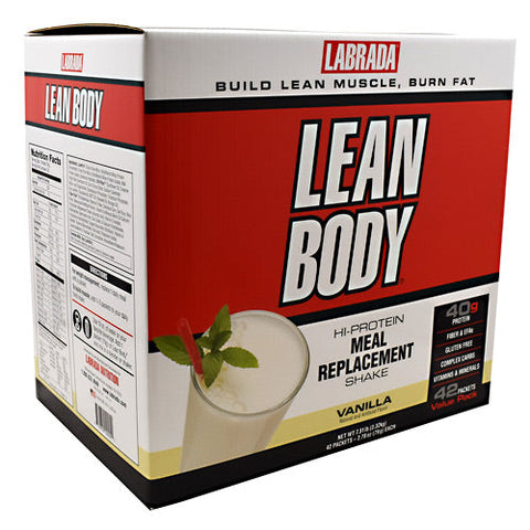 LABRADA NUTRITION, Lean Body Powder, Vanilla 42 CT
