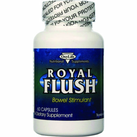 Oxylife Products, Royal Flush Bowel Stimulant, 60 Caps